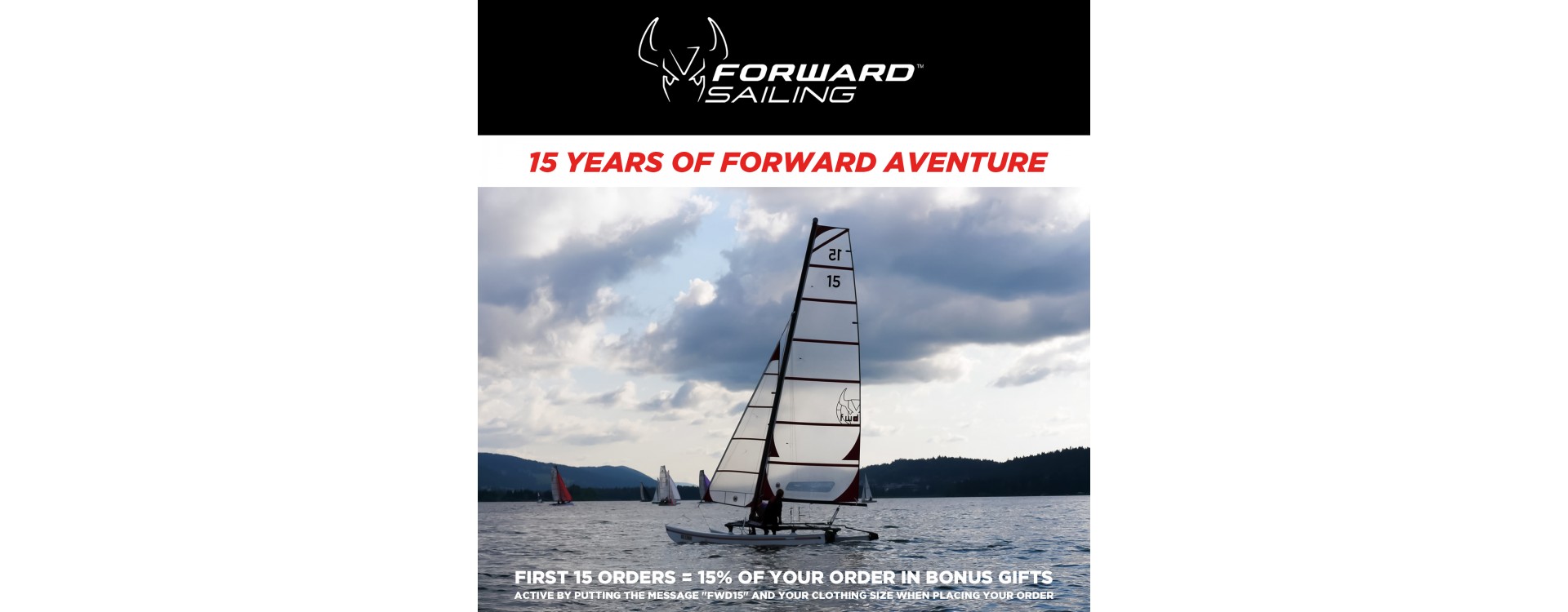Offerta speciale Forward Sailing 15 anni